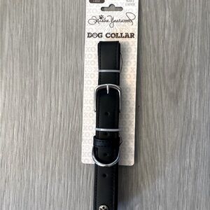 NEW Black Padded Dog Collar with Metal Buckle by Trisha Yearwood